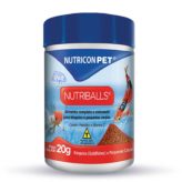 Ração nutriballs 20 gramas.