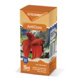 Anticloro 15 ml para aquários.