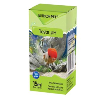 Teste de ph 15 ml para aquários.