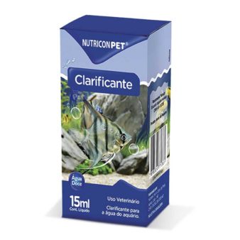 Clarificante 15 ml para aquários.