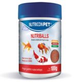 Ração Nutriballs 100 gramas.