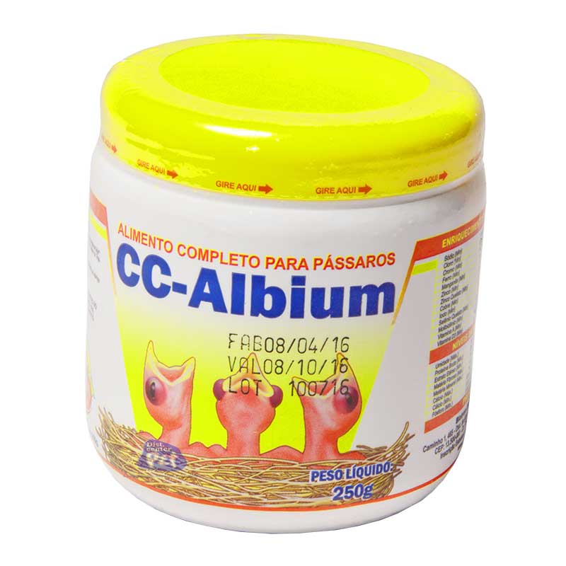 Alimento para pássaros CC-Albium 250 gramas